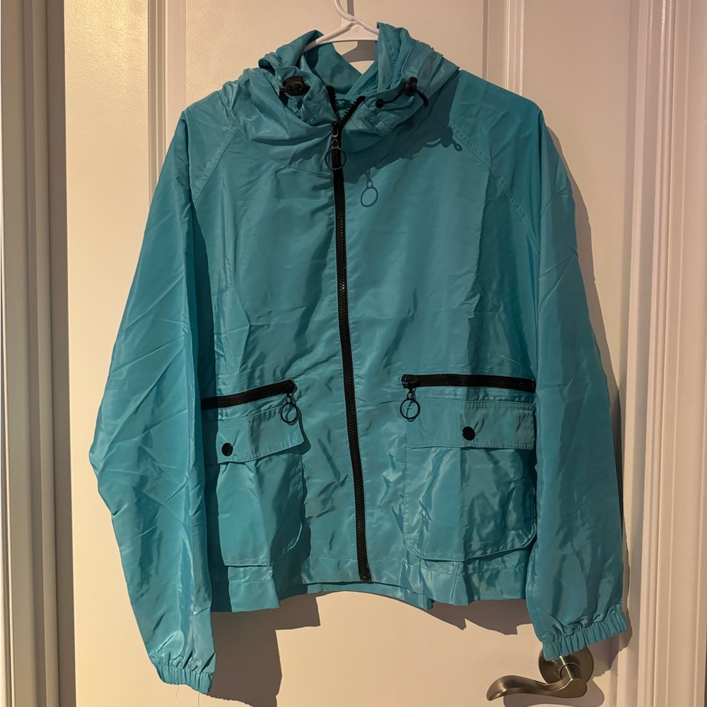 Lightly worn Blue Windbreaker Jacket